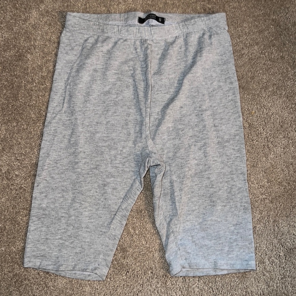 Grey Biker Shorts